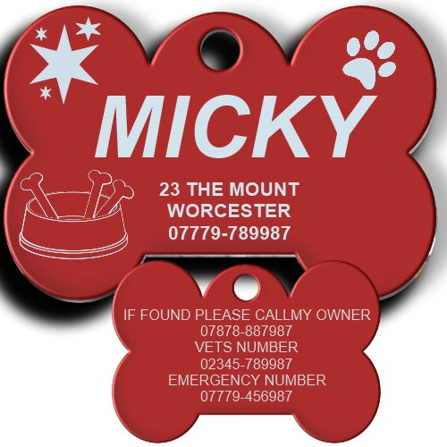 Fancy shop pet tags