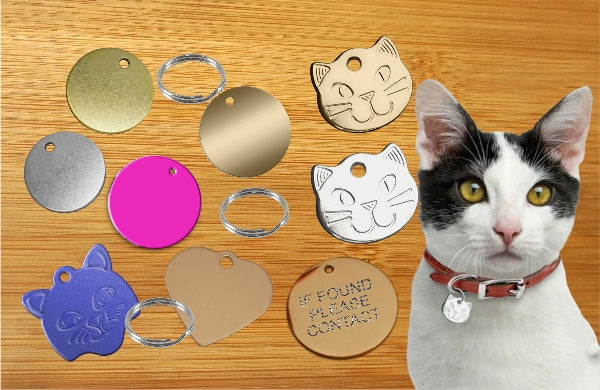 Cat collar name plate outlet