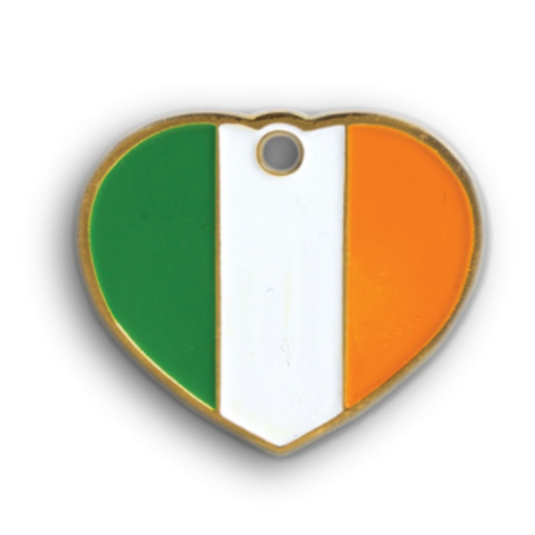 Irish Flag Pet id Tag - Pet-id-tags.co.uk