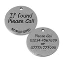 30mm Round Stainless Steel Dog Id Tag - Pet-id-tags.co.uk